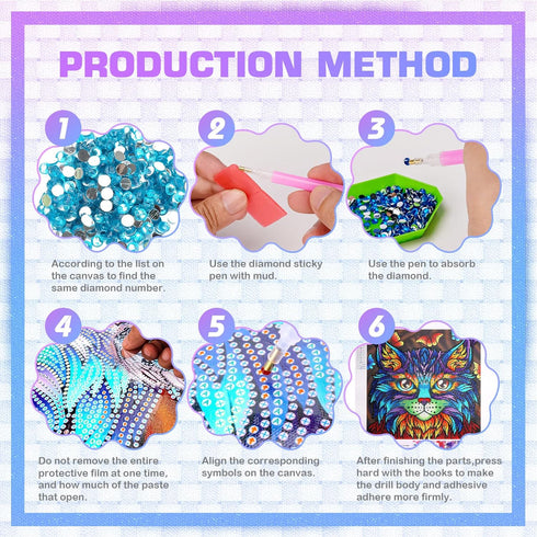 Diamond Painting Kit gift for 8 9 10 11 12 Year Old Girl